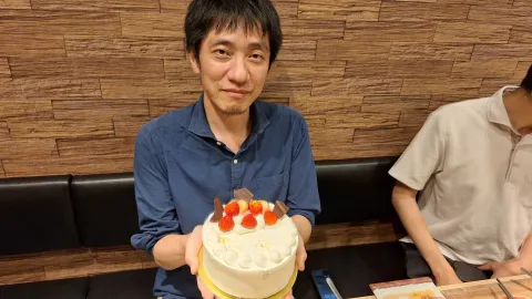 梶先生のお誕生日でした