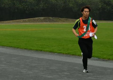 駅伝大会　梶研究室部　出動